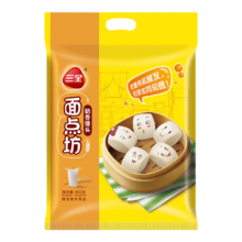 三全 奶香馒头 960g约40只 早餐半成品儿童牛奶馒头面点包点速食食品