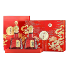 泸州老窖 浓香老窖龙之源纯粮食酒52度 500ml 2瓶