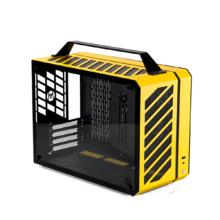 方糖 酷方 C+Max ITX/MATX侧透水冷机箱 活力黄 支持超长显卡