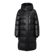 雪中飞【黑曜石】【鹅绒】【成毅推荐】新款H版型加厚连帽鹅绒服羽绒服