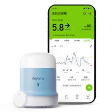 PLUS会员: 鱼跃 安耐糖5代 动态血糖仪 Anytime5 免扎手指 10天持续监测