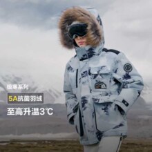 再降价：波司登 极寒系列 男女童大毛领亲子户外御寒羽绒服 儿童款+凑单