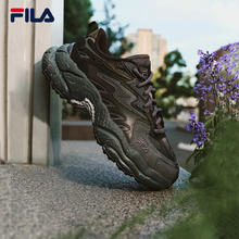 88VIP会员：FILA 蕨草鞋|女鞋FILA 斐乐官方运动鞋户外老爹鞋冬季休闲鞋黑色鞋子