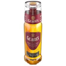格兰 三桶 苏格兰 调和型威士忌 700ml 40度 酒杯套装（塑料材质） 700ml