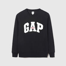 Gap 男士字母logo抓绒圆领卫衣 852079