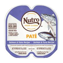Nutro 三文鱼吞拿鱼成猫猫粮 一分为二主食罐 75g，拍24件