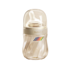 bebebus铂晶钻光奶瓶ppsu新生婴儿歪头防胀气呛奶0-1个月仿母乳 160ml