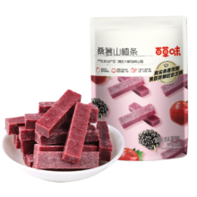 百草味 桑葚山楂条 408g 山楂干片卷