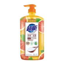 超能离子去油洗洁精 西柚祛腥 1kg 添加食用小苏打去油污 1kg*1瓶