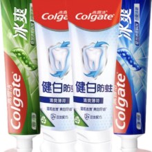 高露洁 健白防蛀牙膏 90g*2支+冰爽120g*2支 家庭装
