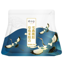 张太和 雪燕桃胶皂角米组合约150克/袋组合 可搭配红枣枸杞牛奶zt 桃胶雪燕皂角米组合（15g*10）/袋