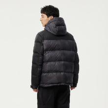 坦博尔 户外羽绒服男短款 休闲保暖外套 山林迷踪灰