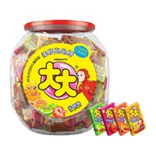 天降礼金：大大 混合果味口香糖 630g*1桶 约150片