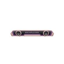 漫步者花再 Halo PixelBar 深渊字幕歌词音响 电脑桌面音箱 蓝牙6.0 有线 RGB灯效 樱花粉