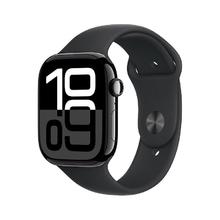 Apple Watch Series 10 智能手表 GPS款 46mm 亮黑色 黑