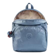 kipling 凯浦林男女款书包大容量双肩背包|CHANTRIA M 金属月蓝色