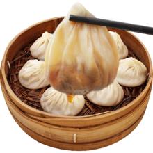 风马牛 无锡小笼包鲜肉灌汤包子 经典口味3袋24只2.4斤
