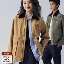 Lee 25秋冬舒适版撞色翻领工装大口袋设计男女同款夹克外套