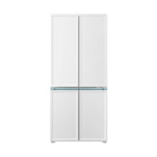 plus：海尔 BCD-501WGHTD14W9U1 501L 冰箱 风冷无霜 一级能效 十字对开门