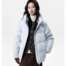 BOSIDENG 女子加厚保暖连帽羽绒服