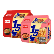 今麦郎1.5倍多口味组合方便面泡面 10袋组合红烧 番茄
