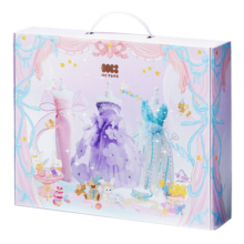 babycareDIY首饰串珠手工创意过家家收纳盒发饰女孩玩具女童生日礼物礼盒 【DIY礼服款】服装设计师礼盒