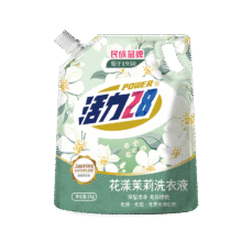 活力28 花漾茉莉洗衣液 2kg体验装 去渍亮白增艳留香