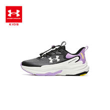 UNDER ARMOUR 安德玛 大童束带运动鞋 黑紫色 37.5