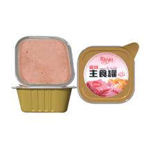 陪伴岁月猫罐头主食补水营养幼猫成猫湿粮零食100g/罐猫咪肉丝 1盒6罐