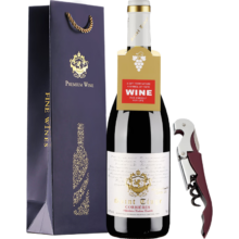 圣汀格 法国原瓶进口AOC/14.5度 红酒 自饮整箱6瓶红酒 送礼礼盒装葡萄酒 1瓶配礼袋套装750ml*1