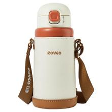 日康 儿童保温杯 不锈钢吸管杯500ML（赠杯套）