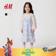 H&M 【疯狂动物城联名】HM童装儿童女童裙子朱迪兔印花公主裙1318138