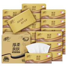 清风 金装厚柔系列 4层M码 抽纸餐巾纸  20包