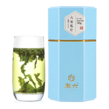 徽六 绿茶潜香1000 六安瓜片茶叶 清香特二级 100g 2025年新茶 雨前 自己喝