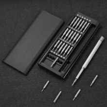 京东快递 24合1螺丝刀套装 铝柄磁吸款 精密维修拆机工具 全套批头
