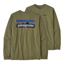 巴塔哥尼亚（Patagonia）男士混纺棉轻便logo潮流圆领长袖T恤卫衣L/S P-6 Logo 38518 NENA XS 160/170(CM) 53/60(KG)