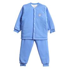 良良 春秋新生儿衣服婴幼儿纯棉内衣套装3-24月-3岁宝宝棉衣两件套