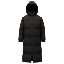 雪中飞 极寒系列 297g高充绒 超级加厚长款连帽羽绒服 男女同款