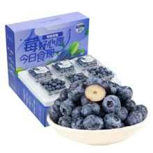 余悦 云南国产花香蓝莓 6盒装 单果15mm+ 125g/盒（净100g）产地直发新鲜