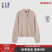 Gap 女装纯羊毛V领针织衫开衫