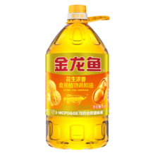金龙鱼 浓香花生调和油 压榨一级 4L*6件