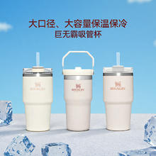 斯坦利 巨无霸网红不锈钢吸管杯水杯拎拎杯591ml