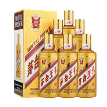 京东PLUS、国家补贴：茅台 金王子 酱香型白酒 53度 500ml*6 整箱装