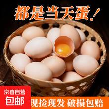 10枚装 新鲜农家谷物鲜鸡蛋 现捡现发 破损包赔