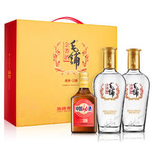 毛铺 金荞酒 42%vol 荞香型白酒 500ml*2瓶 礼盒装+中国劲酒 42%vol 125ml