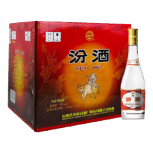 汾酒 黄盖玻汾 53° 清香型 475ml 12瓶