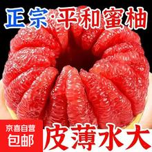 京喜 福建 平和老树红柚 1-1.5斤/粒 新鲜现摘 蜜柚