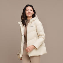 淘金币可用：波司登 25新年红羽绒服女短款连帽加厚保暖