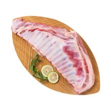 鲜京采 内蒙古羔羊整排 净重3斤 生鲜速冻羊肉 羊排烧烤清炖食材 内蒙古羔羊整排3斤