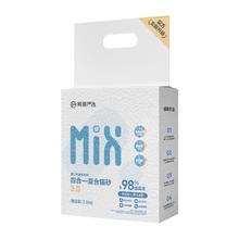 淘金币可用：网易严选 四合一混合猫砂2.5kg*4